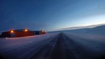 Takeoff from Thule Air Base, Greenland