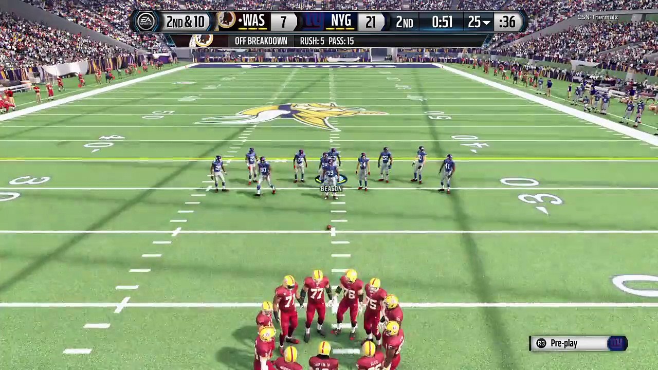 RG3 Drops the rock