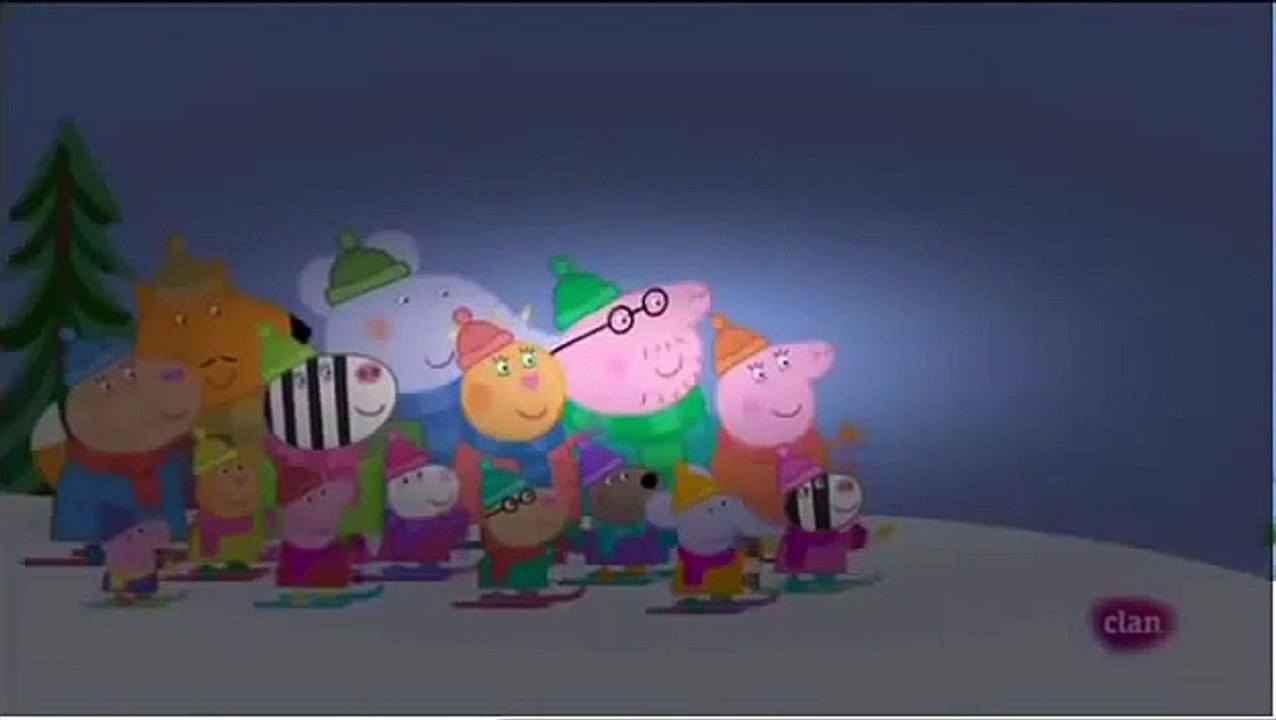 Peppa pig Castellano Temporada 4x52 La montaña nevada