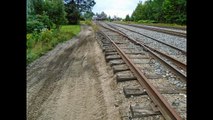 Central Maine & Quebec Railway lumber yard photos/videos Jackman, ME - 8/31/14