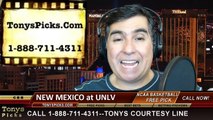 New Mexico Lobos vs. UNLV Rebels Pick Prediction NCAA College Basketball Odds Preview 2-19-2014