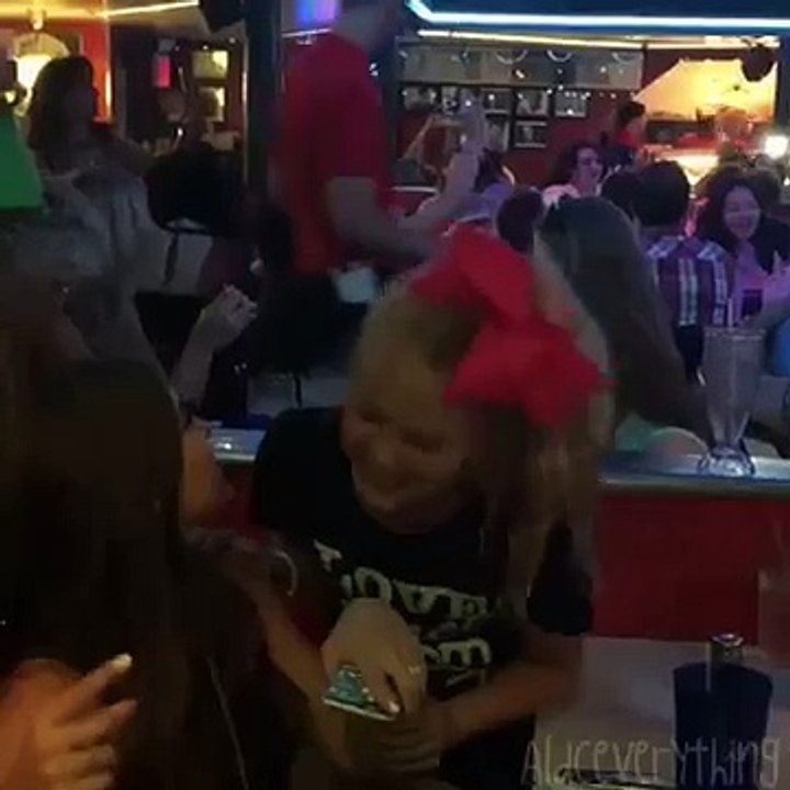 Jojo Siwa and Kalani Hilliker Singing Don't Stop Believing