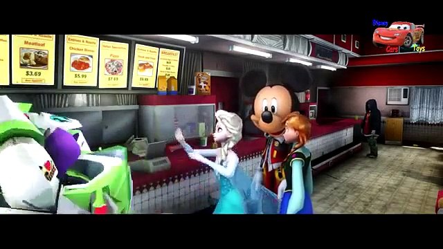 Wheels On The Bus Go Round and Round Nursery Rhymes Frozen Mickey Toy Story Lightning McQueen Cars