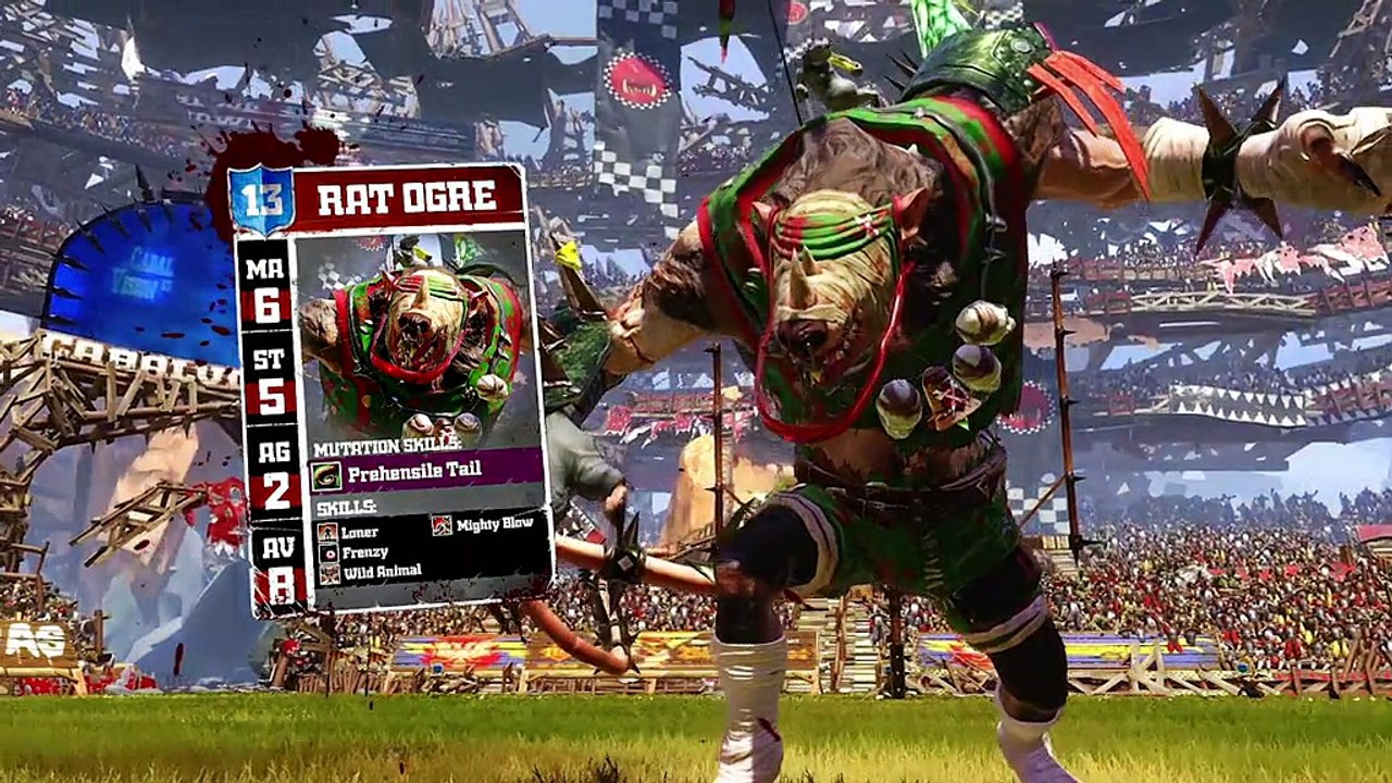 Blood Bowl 2 - Dwarfs Vs Skaven Trailer