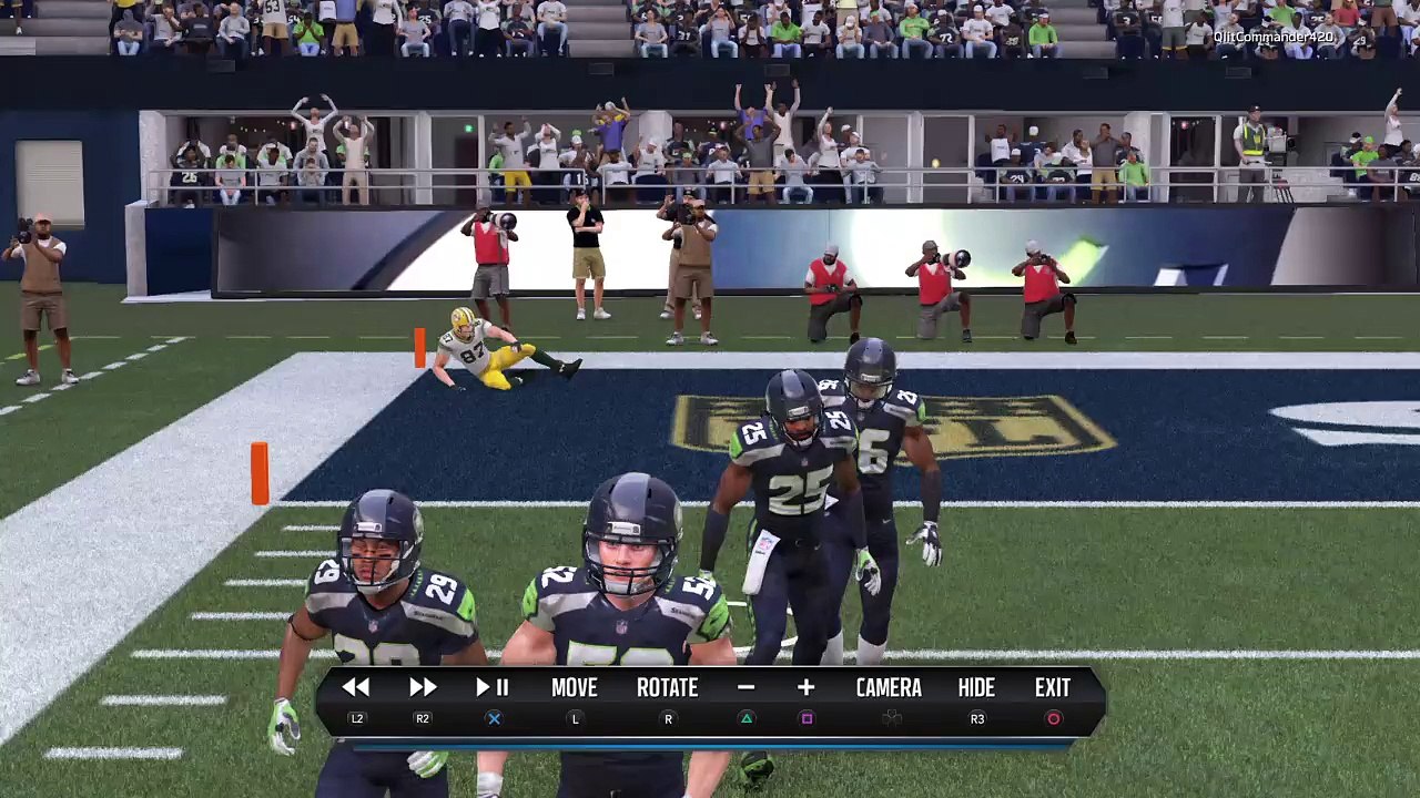 Jordy Nelson with the O.T winner, best catch you will see in madden 16 online ranked match.