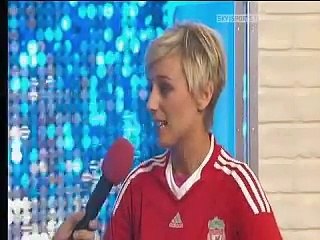 Scouse Soccerette Meets the Leyton Orient Fans on Soccer AM!