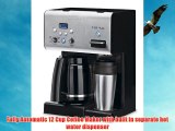 Cuisinart 12 Cup Fully Automatic Programmable Coffeemaker with Hot Water System Features a