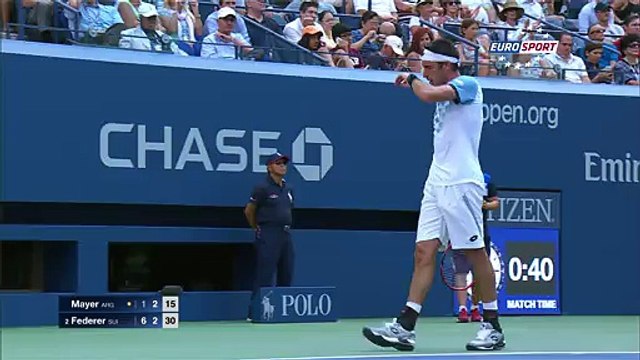Amerika Açık: Mayer - Federer (Özet)
