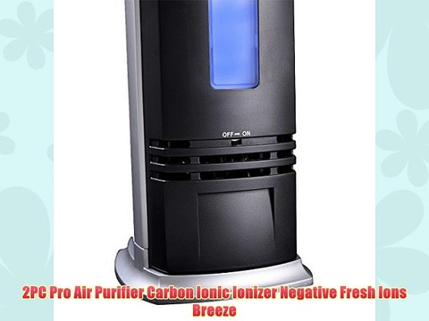2PC Pro Air Purifier Carbon Ionic Ionizer Negative Fresh Ions Breeze