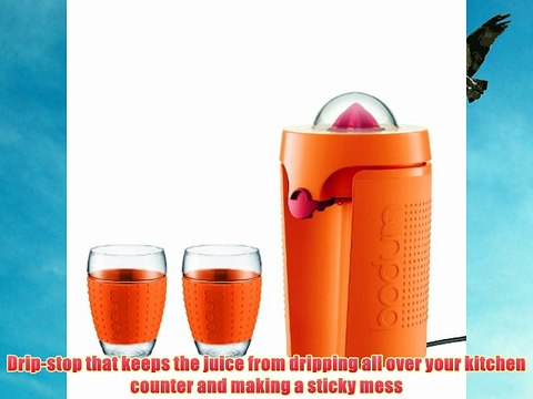 Bodum Bistro Electric Two Speed Citrus Juicer Orange