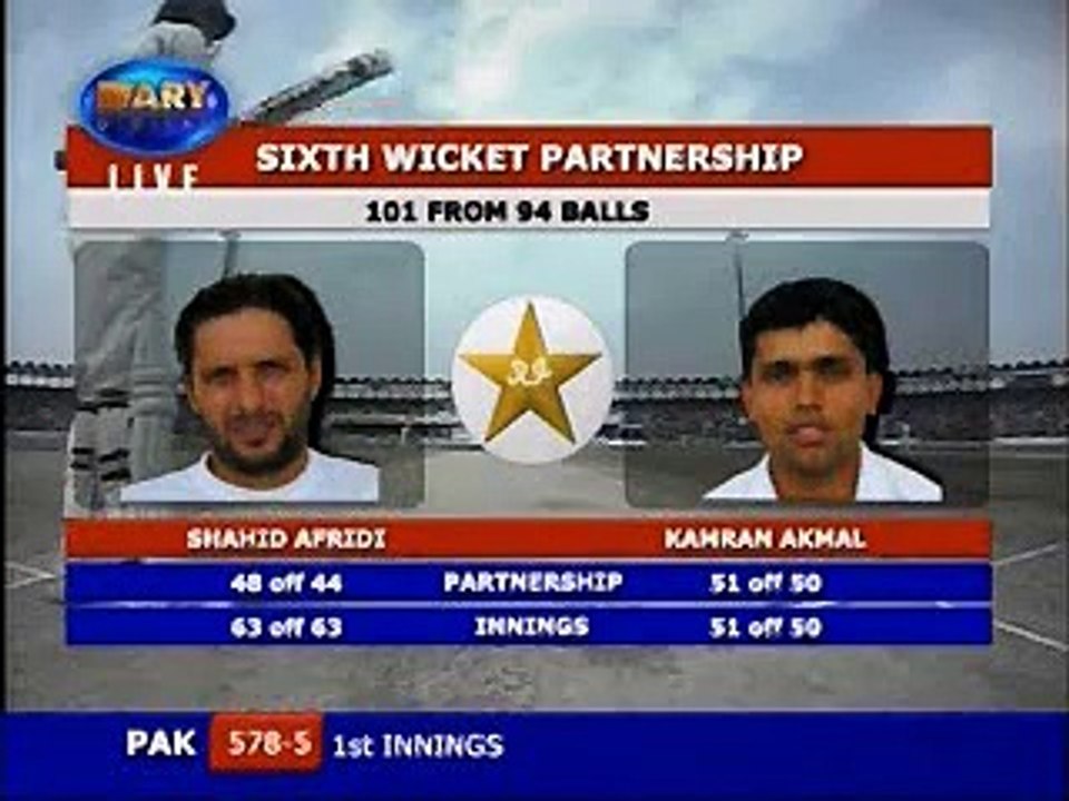 AFRIDI 4 Sixes In 4 Balls