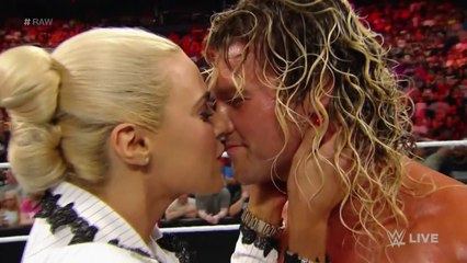 Lana kisses Dolph Ziggler- Raw, May 18, 2015