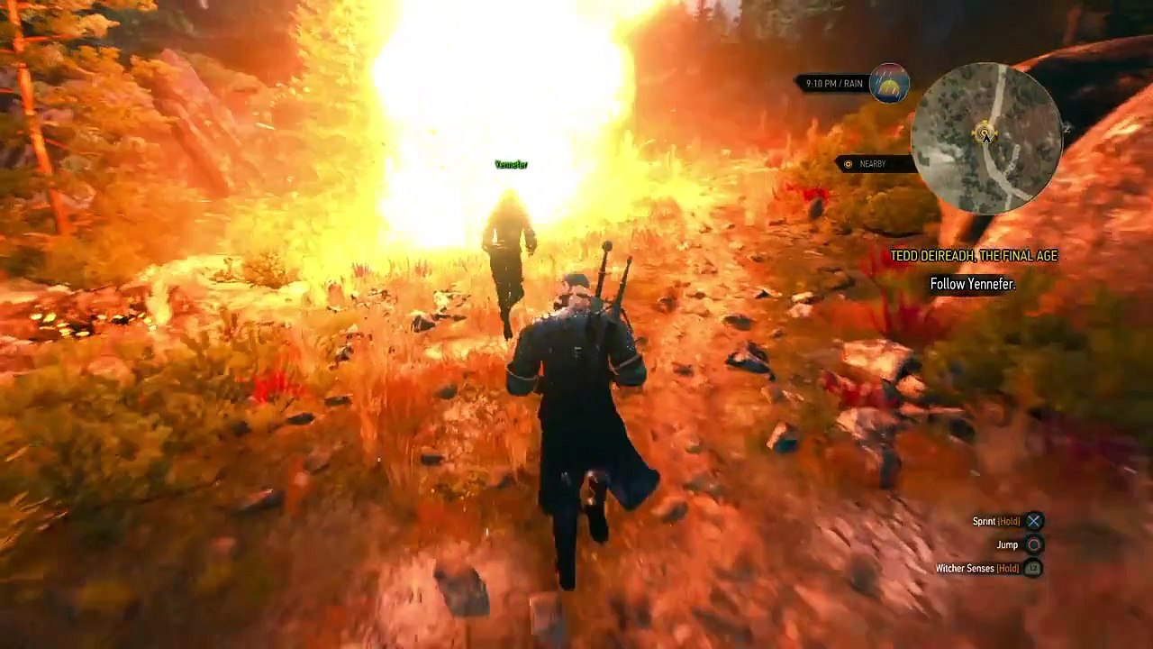 The Witcher 3 Wild Hunt Ending | good gameplay | completed witcher 3