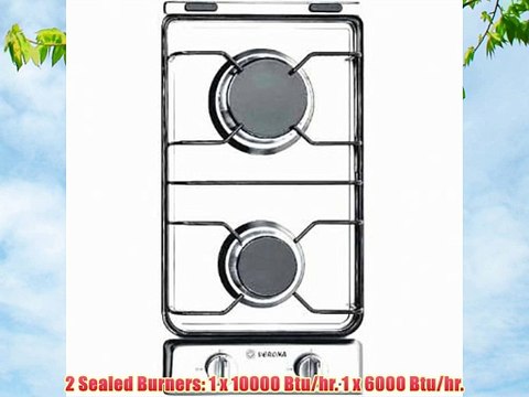 Verona CTG212FDW 12 Sealed Burners Gas Cooktop