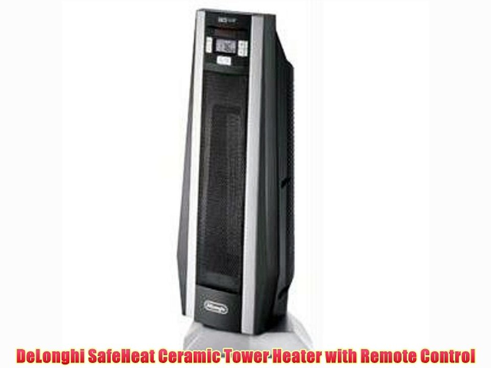 DeLonghi SafeHeat Ceramic Tower Heater with Remote Control