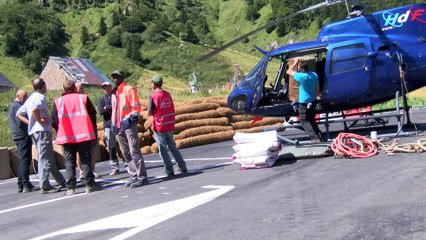Travaux hors-norme sur le sentier sud-est du Sancy