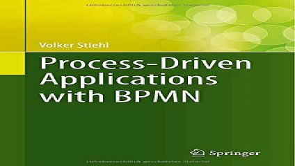 Process-Driven Applications with BPMN Pdf