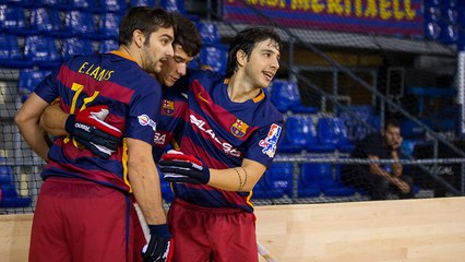 Скачать видео: FCB Hoquei patins: Highlights Barça Lassa - Monbus Igualada (3-1)