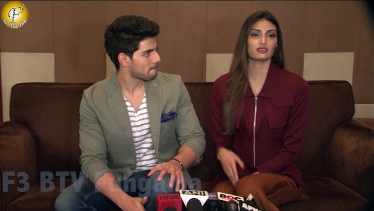GROUP INTERVIEW OF ATHIYA SHETTY AND SOORAJ PANCHOLI FOR MOVIE HERO