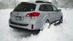 Husband Takes to SUV to Perform Donuts in the Snow