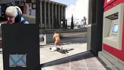 Rampaging British Granny Plays GTA V _ Funny Compilation _ The Best