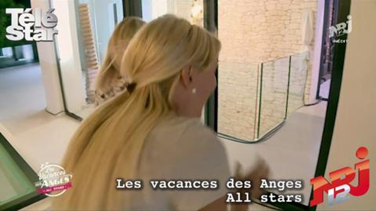 Les vacances des Anges - All Stars - Myriam Abel percute une baie vitrée - Mardi 1er septembre 2015