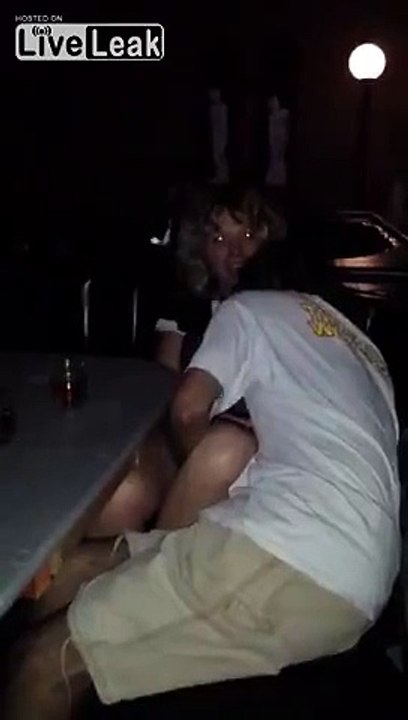 Guy Confronts Horny Couple In A Booth