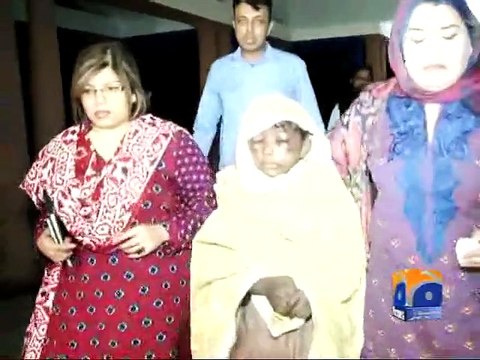Geo News report on tortured girl child protection bureau