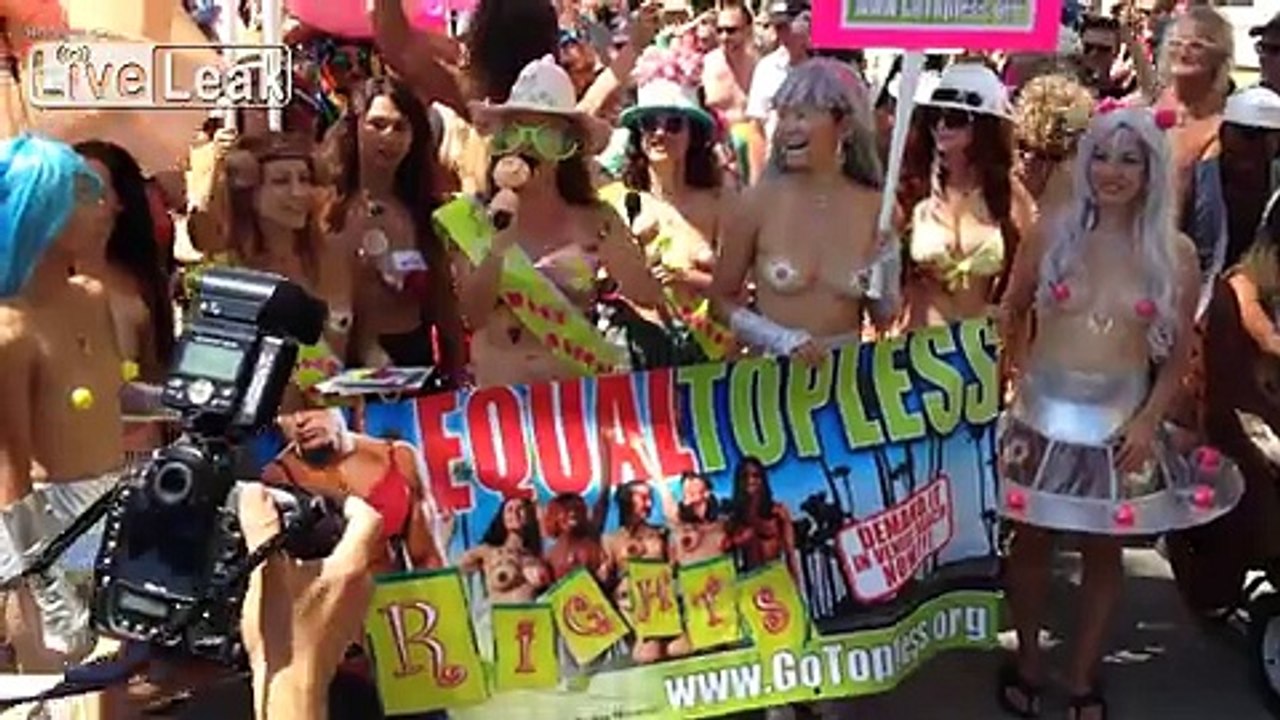 Topless Day at Venice Beach