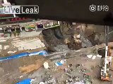 Road and Ground Sinks and Collapses Suddenly
