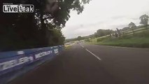 DUNROD 150 NATIONAL RACE 1 STOPPED RED FLAG CRASH
