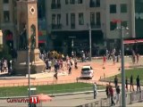 Taksim'de şüpheli çanta paniği