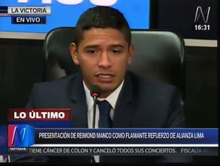 Reimond Manco: 'Me siento como cuando debuté en Alianza Lima a los 16 años'