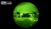 Night CV-22 Osprey Air-to-Air Refueling.