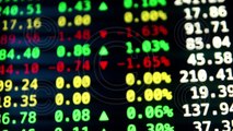 Trading Quotes Ticker Board - Royalty-Free Stock Footage