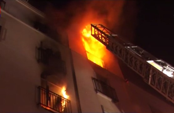 L'incendie meurtrier à Paris, à travers les télés