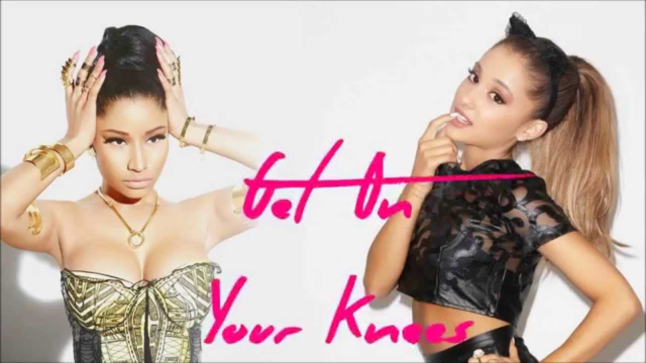 Nicki Minaj ft. Ariana Grande - GET ON YOUR KNEES (Explicit Lyric Video) from "The Pinkprint"
