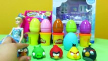 Worlds BIGGEST BOMB BIRD Surprise Egg! Angry Birds, Play-doh Egg   DC Superhero Mashems Ho