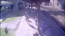 Train Cart Crashes Into Utica Station