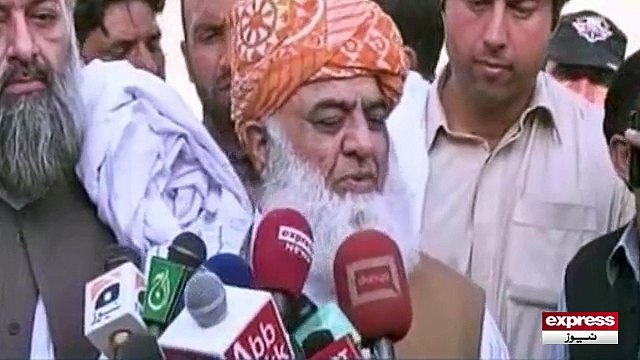 Maulana Fazalur Rehman press conference - 02 SEP 2015