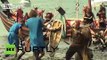 Spain: See fierce Viking raid on coastal town in Galicia