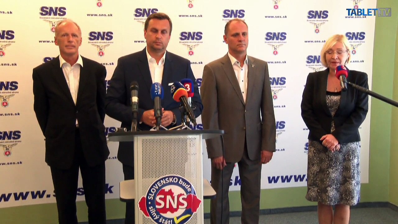 ZÁZNAM: SNS o parlamentných voľbách 2016 a financovaní kampane