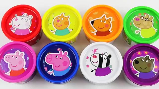 Peppa Pig Play Doh Cans Surprise Eggs Angry Birds Frozen Pokemon Minions