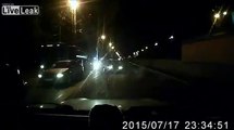 Going the wrong way? Time to crash into a Police Car