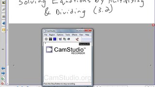 3.2 - Solving Equations Using Multiplication or Division- 9-2-15