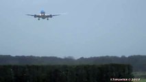 KLM Plane Rocked by High Winds During Stormy Schiphol Landing
