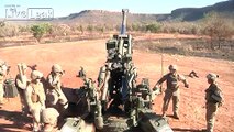 Marines Send Artillery Rounds Downrange - Exercise Talisman