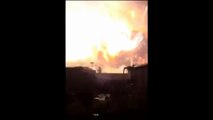 Huge blast at chemical factory