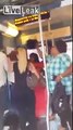Hair weave goes flying out the doors of a Paris train when two females fight onboard