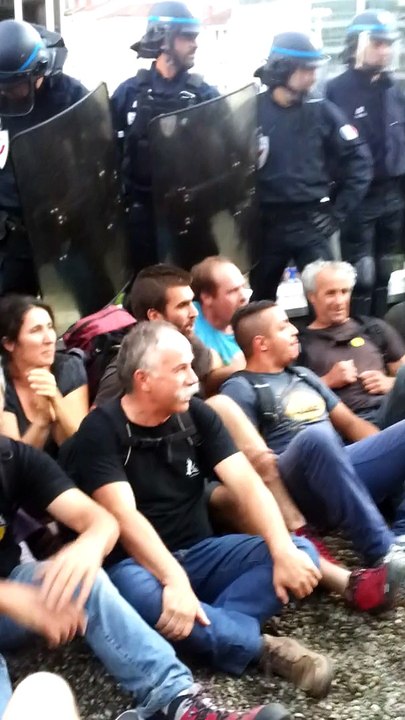 Occupation DRAAF Lyon : ambiance peu avant l'expulsion